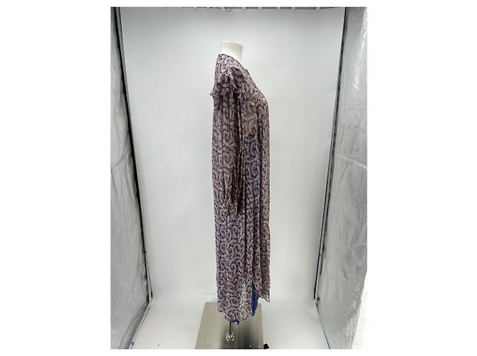 Vestido maxi estampado Isabel Marant Etoile de viscosa Multicolor - vista 3