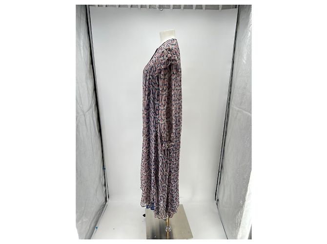 Vestido maxi estampado Isabel Marant Etoile de viscosa Multicolor - vista 4