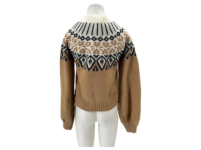 Autre Marque SAGE AND IVY Wollpullover Camel Größe 36 Kamel - Ansicht 2