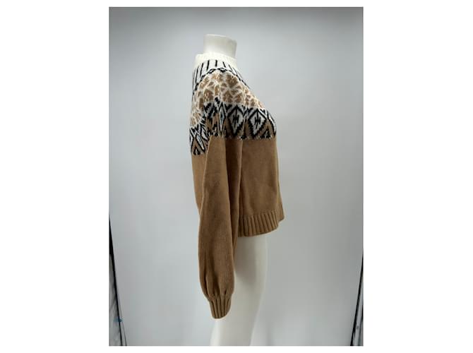 Autre Marque SAGE AND IVY Wollpullover Camel Größe 36 Kamel - Ansicht 3