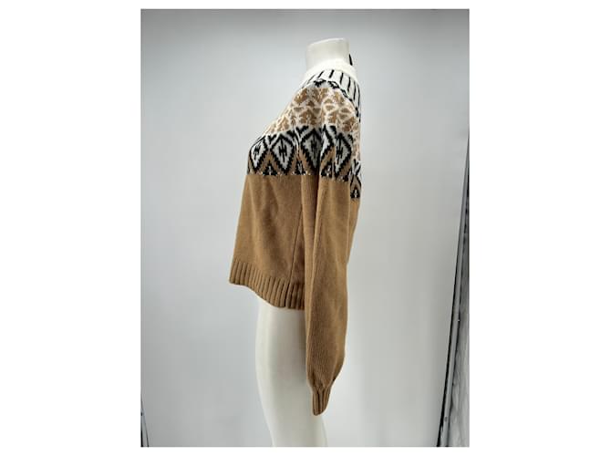Autre Marque SAGE AND IVY Wollpullover Camel Größe 36 Kamel - Ansicht 4