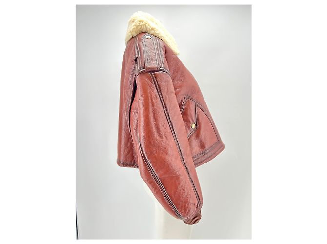 Tommy Hilfiger Lederjacke braun - Ansicht 3
