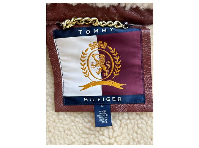 Tommy Hilfiger Lederjacke braun - Ansicht 5