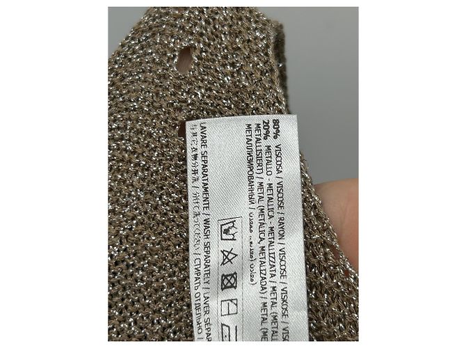 Autre Marque TWINSET Maxi Kleid Gold Golden - Ansicht 6