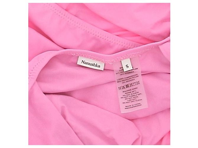 Nanushka Rosa Einteiler Badeanzug Pink - Ansicht 6