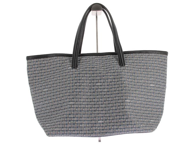 Autre Marque Borsa tote MAISON RAVN in tela stampata nera Nero - vista 2