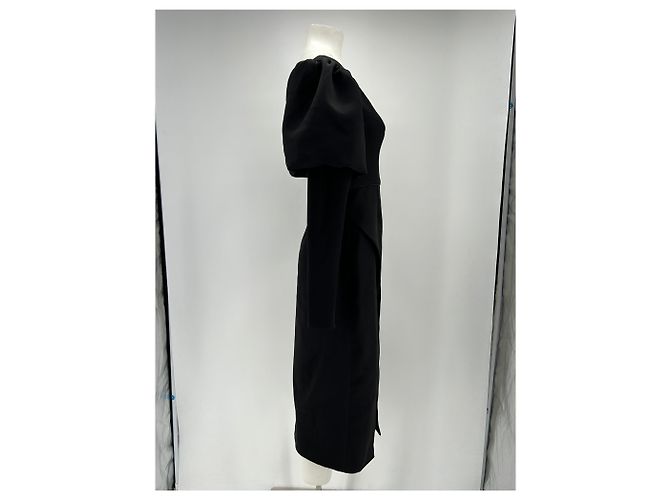 Autre Marque Vestido asimétrico negro - vista 3