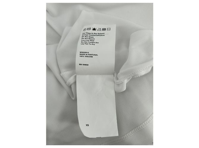 Autre Marque Weißes WARDROBE NYC Viscose Kleid mit Schulterpolstern XS - Ansicht 6