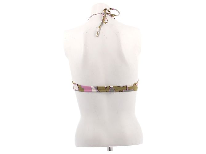 Marni Top da bikini stampato Cachi - vista 2