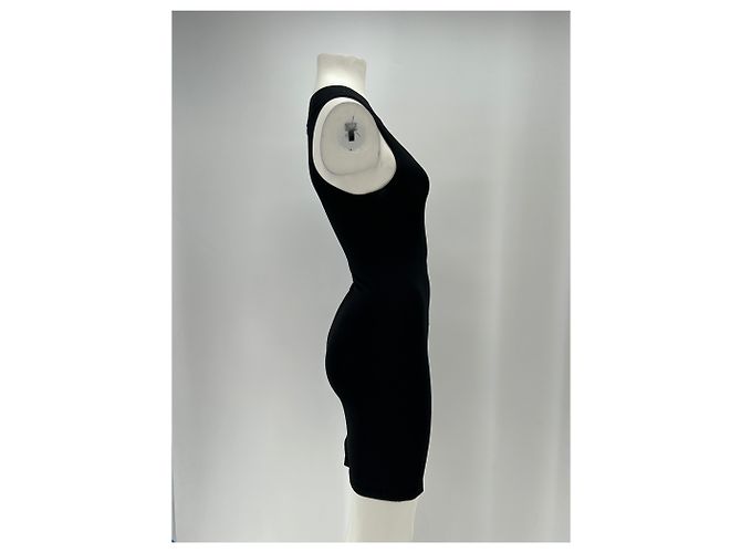 Autre Marque Abito corto nero senza maniche DION LEE - vista 3