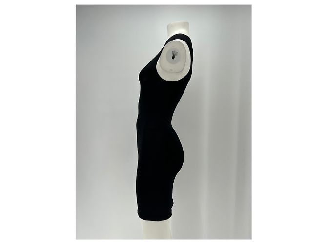 Autre Marque Abito corto nero senza maniche DION LEE - vista 4