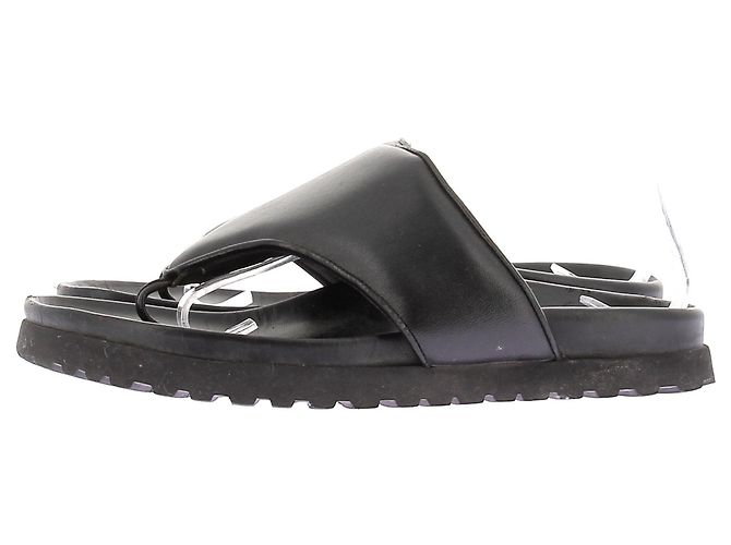 Autre Marque GIA x PERNILLE TEISBAEK Infradito in pelle nera 37 Nero - vista 3