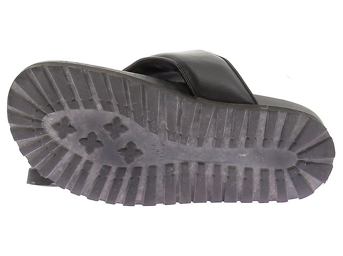 Autre Marque GIA x PERNILLE TEISBAEK Infradito in pelle nera 37 Nero - vista 7