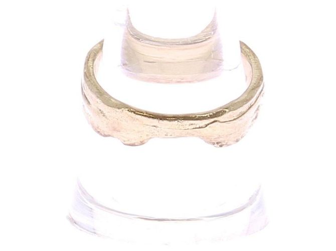 Autre Marque Anillo BARFOOT AND BLONDE de metal chapado en oro - vista 2