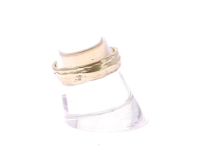 Autre Marque Anillo BARFOOT AND BLONDE de metal chapado en oro - vista 4
