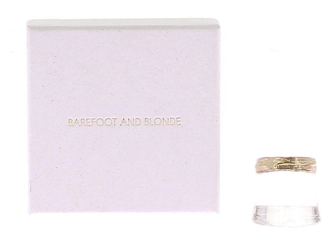 Autre Marque Anillo BARFOOT AND BLONDE de metal chapado en oro - vista 6