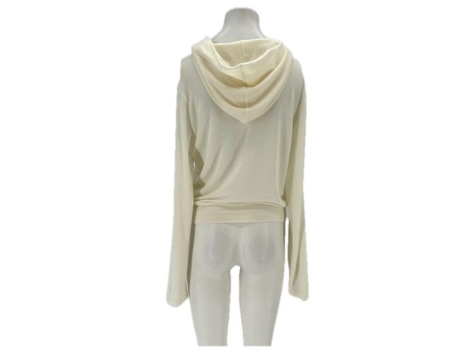 Autre Marque THE FRANKIE SHOP Suéter com capuz creme Bege - vista 2