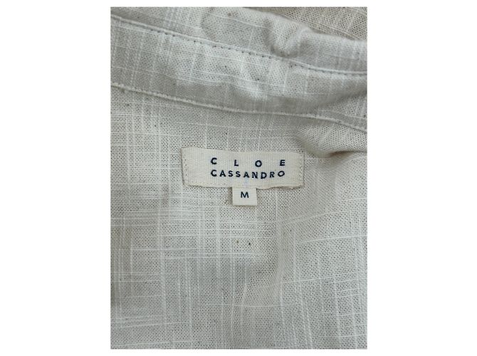 Autre Marque Mono CLOE CASSANDRO beige efecto lino M - vista 3