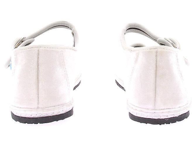 Pierre Balmain Ballerine in velluto bianche - vista 5