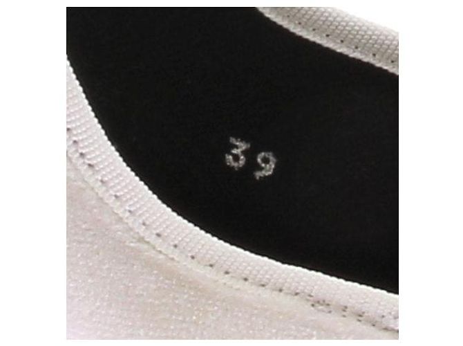 Pierre Balmain Ballerine in velluto bianche - vista 8