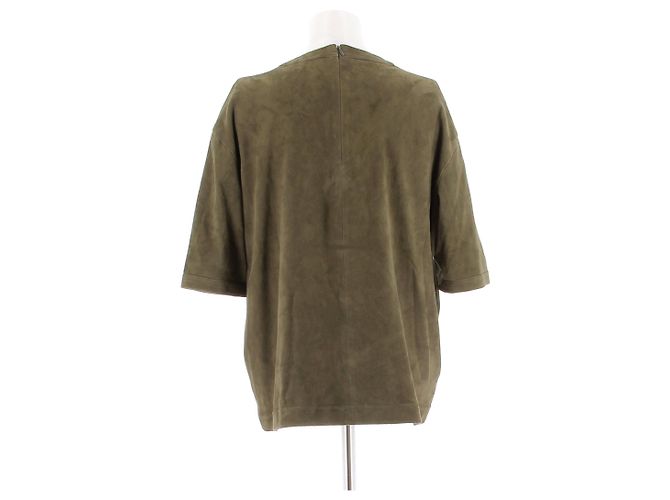 Longchamp Wildleder Top Khaki - Ansicht 2