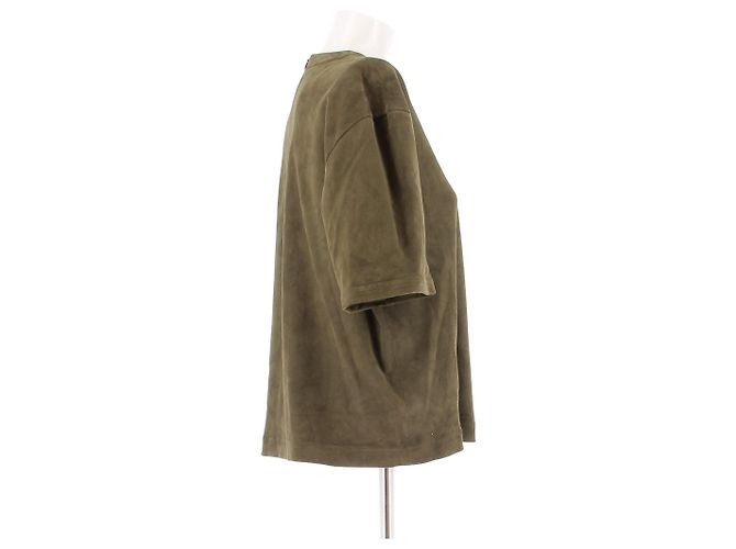 Longchamp Wildleder Top Khaki - Ansicht 3