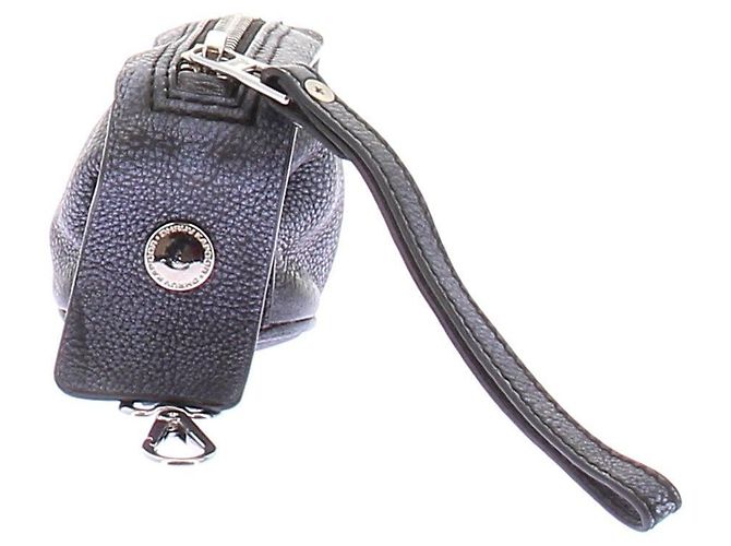 Autre Marque Mini clutch in pelle blu navy DHRUV KAPOOR - vista 4