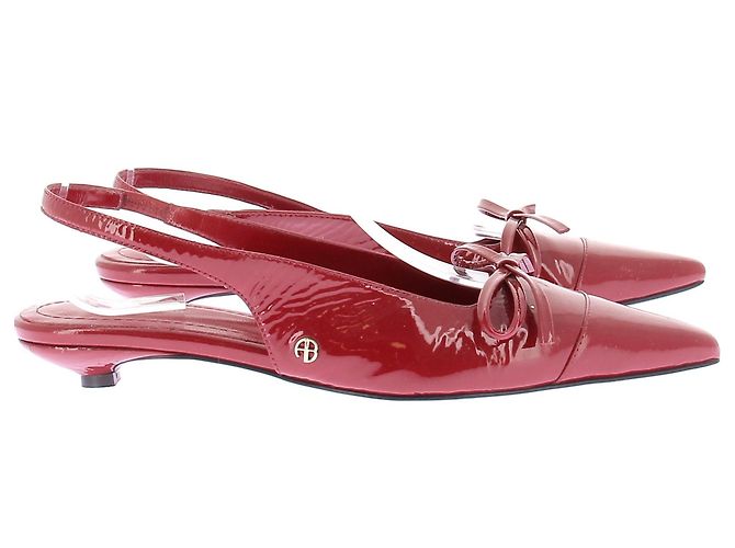Mules Anine Bing de charol rojo Roja - vista 2