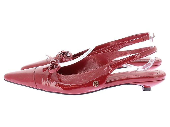 Mules Anine Bing de charol rojo Roja - vista 3