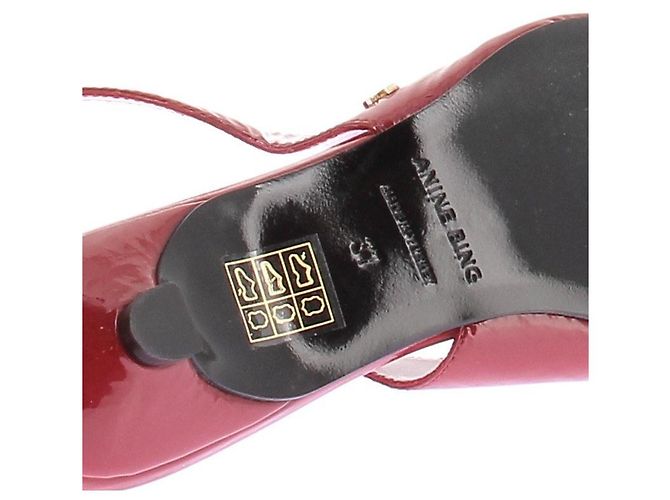 Mules Anine Bing de charol rojo Roja - vista 8