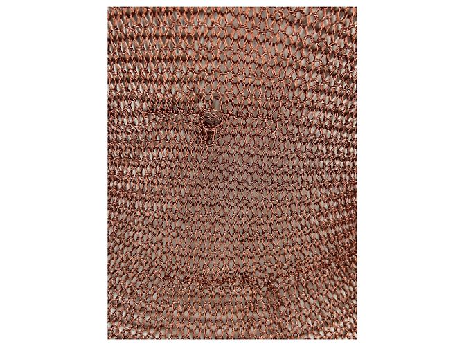 Zimmermann Strickkleid in Bronze Midi mit Langarm und Gürtel Braun - Ansicht 5
