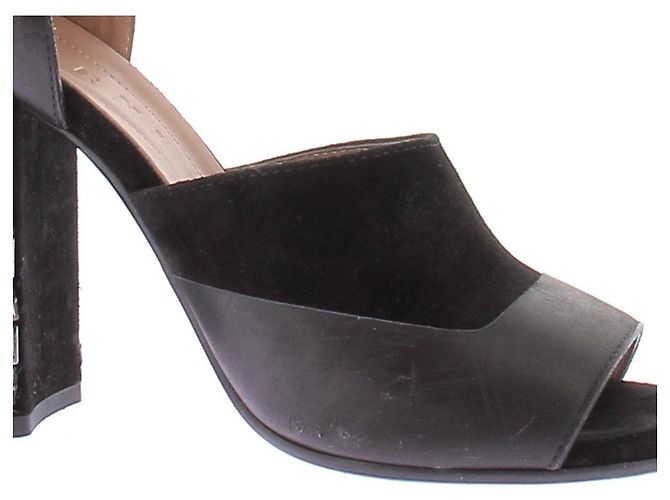 Sandali Marni in suede nero con perline - vista 12