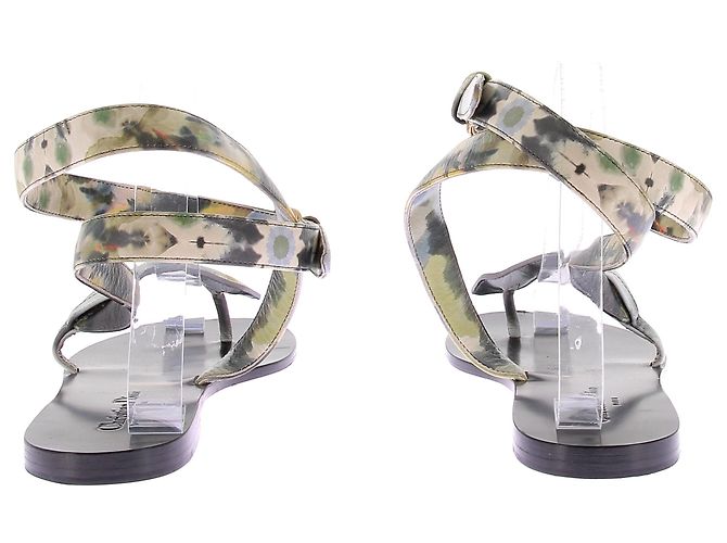 Dior Sandalen aus schwarzem Leder - Ansicht 5