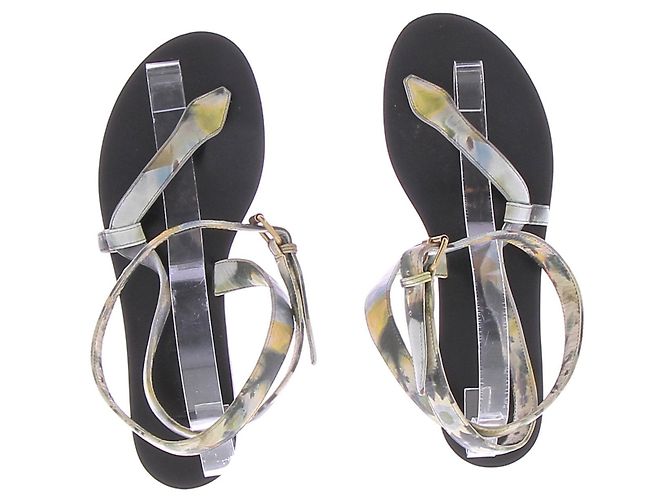 Dior Sandalen aus schwarzem Leder - Ansicht 6