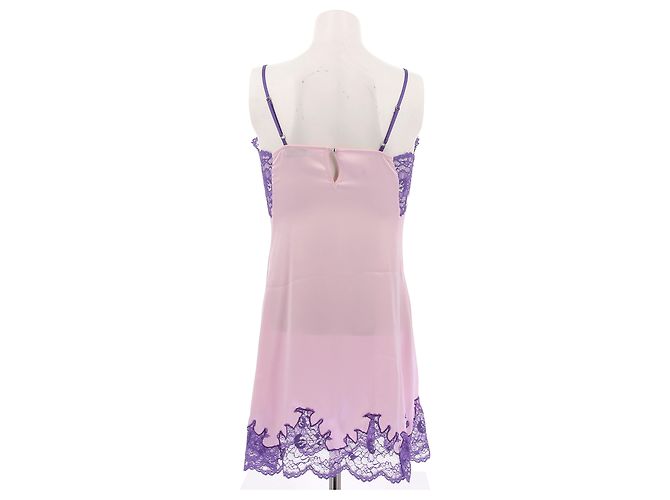 Abito Babydoll Paco Rabanne Rosa e Viola - vista 2