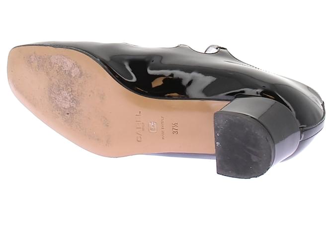 Carel Lackleder Babyschuhe Schwarz - Ansicht 7