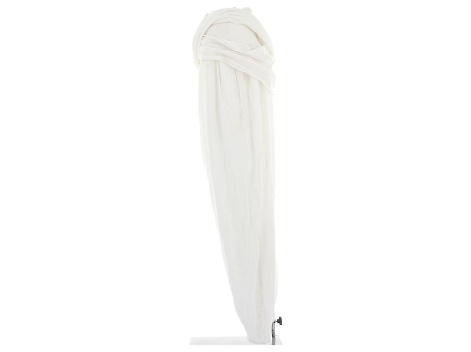 Pantalones anchos blancos Laurence Bras de algodón Talla 36 - vista 4