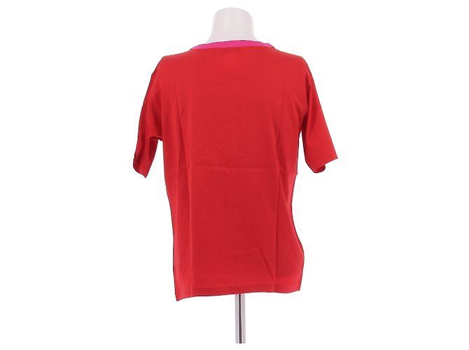 Camiseta roja estampada de algodón Christian Lacroix - vista 2