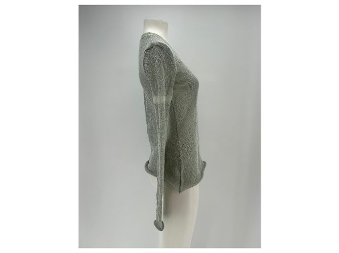 Autre Marque Pull argenté DION LEE Taille 40 - vue 3