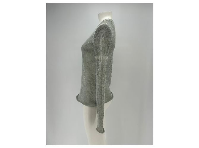 Autre Marque Pull argenté DION LEE Taille 40 - vue 4