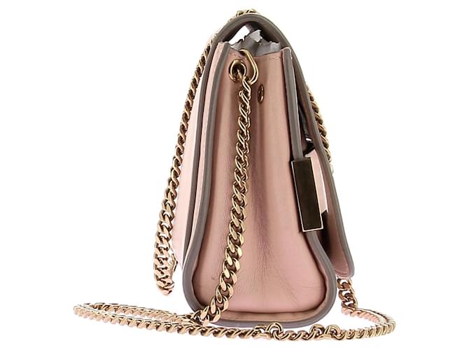 Chloé Leder Schultertasche 'Elle' Pink - Ansicht 3
