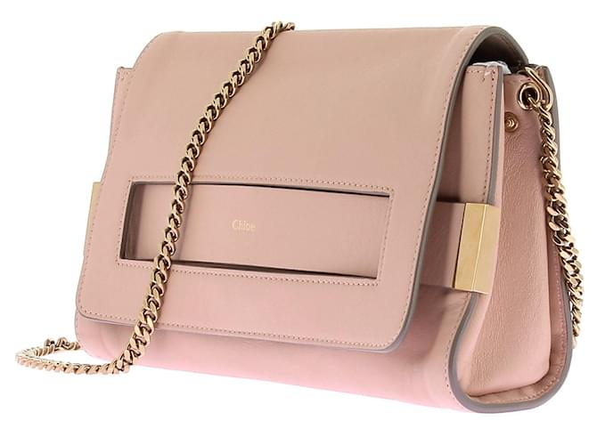 Chloé Leder Schultertasche 'Elle' Pink - Ansicht 5