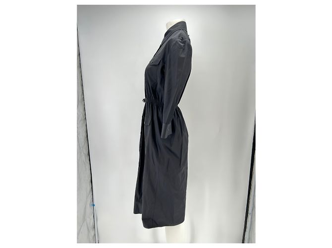 Prada Hemdkleid Schwarz Baumwolle Größe 42 - Ansicht 4