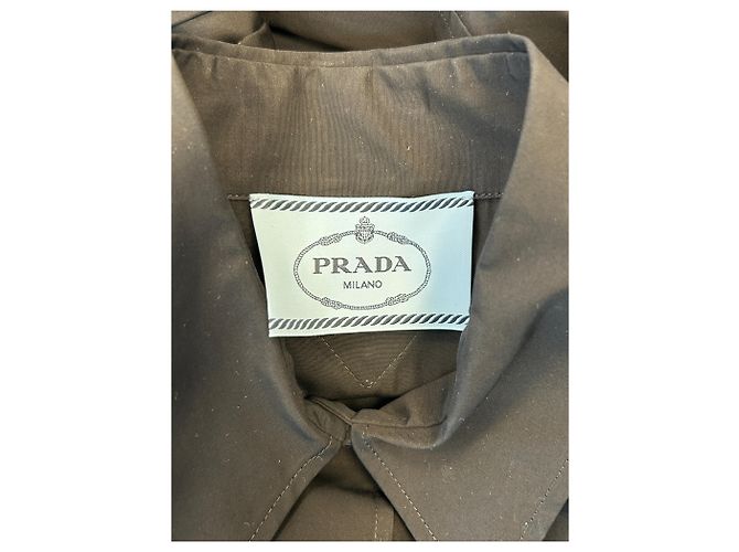 Prada Hemdkleid Schwarz Baumwolle Größe 42 - Ansicht 5