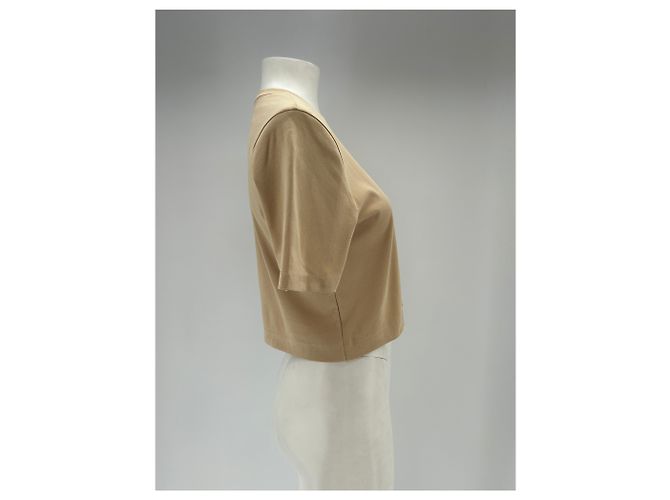 Autre Marque Camiseta crop beige - vista 3