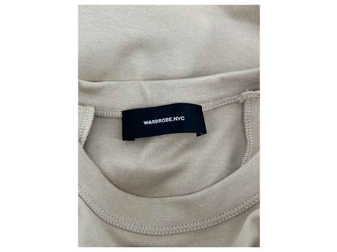 Autre Marque Camiseta crop beige - vista 5