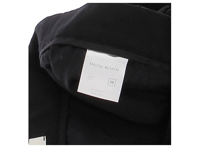 Minifalda de lana negra Magda Butrym Negro - vista 7