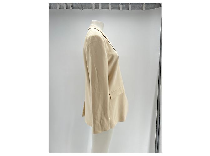 Autre Marque LIVIANA CONTI Blazer Ecru Viscose Beige - Ansicht 3