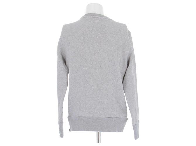 Sudadera Ami Gris con Letras Azules - vista 2