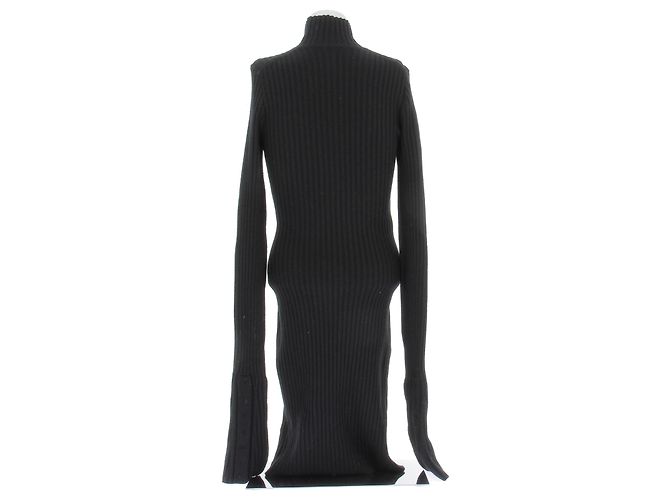 Paco Rabanne Wollkleid schwarz - Ansicht 2